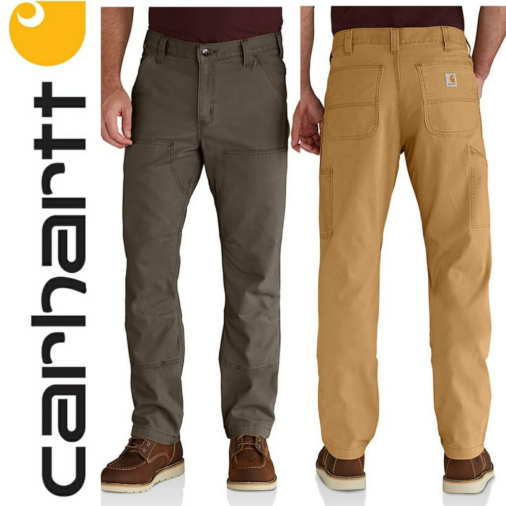 🛠Rugged Flex Relaxed Fit Double-Front Canvas Workpants 34x32